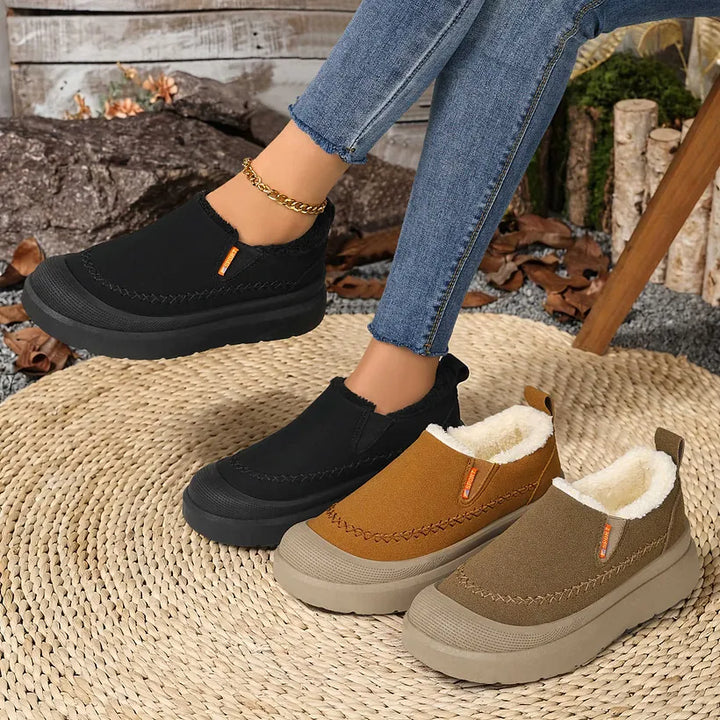 Adelya – Scarpe Eleganti Con Fodera in Pelliccia Sintetica