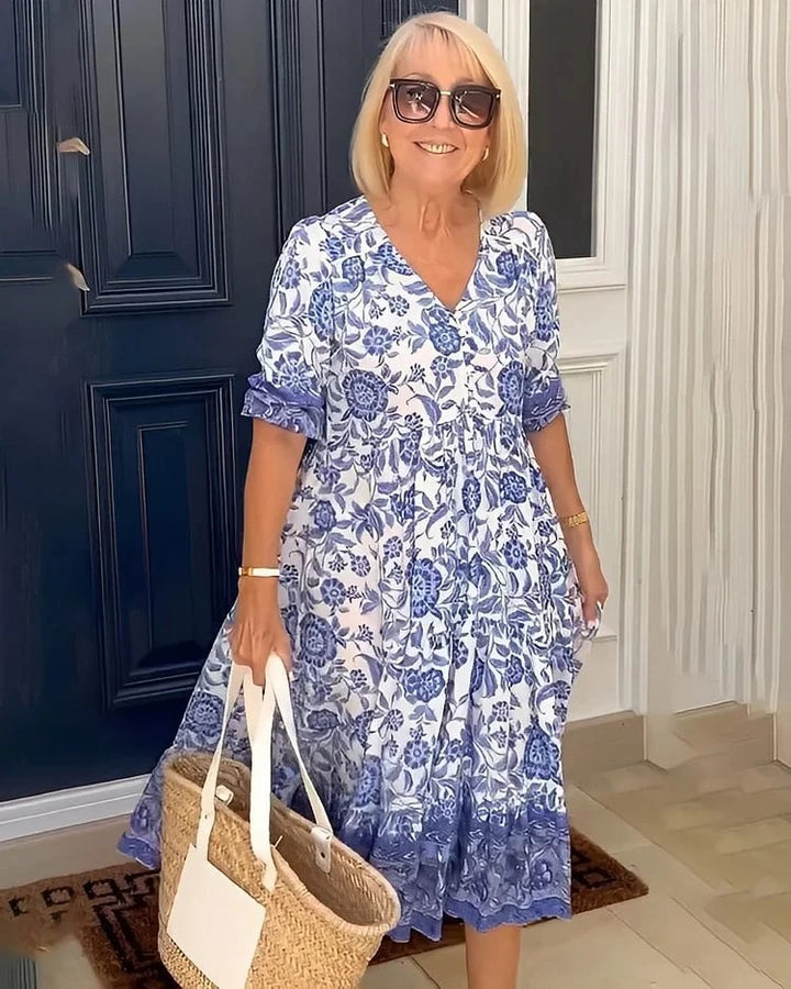 Perla - Abito Bohémien Con Scollo a V