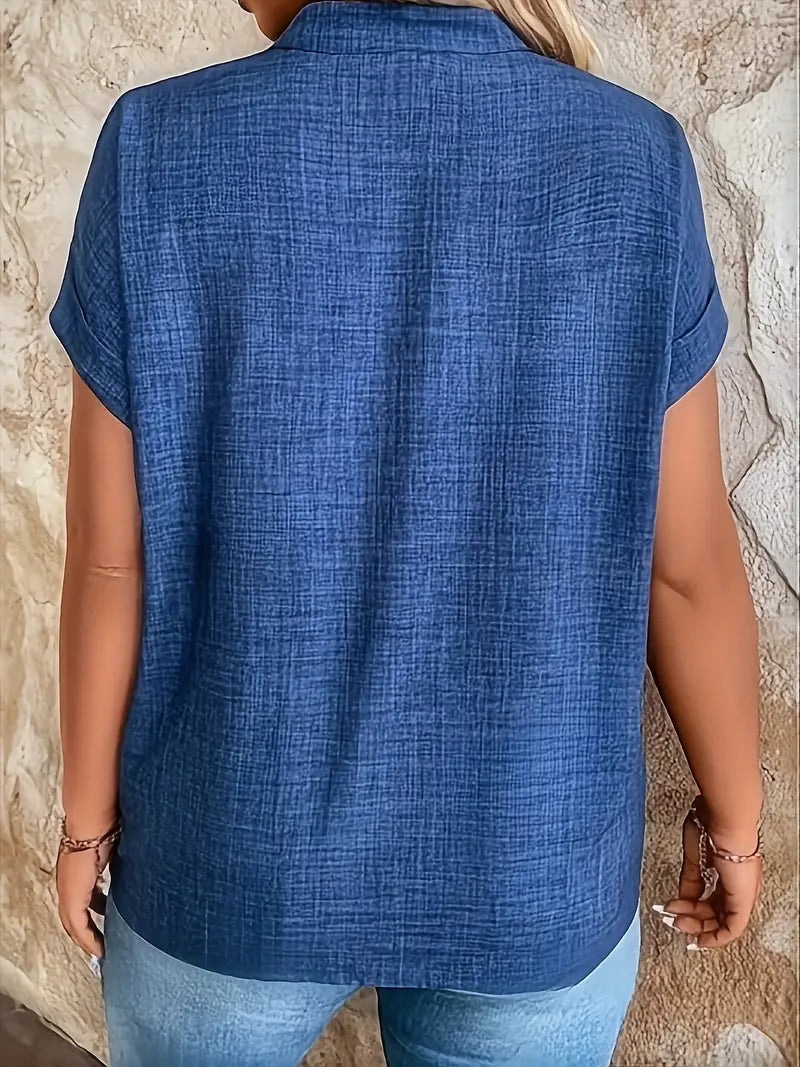 Rosabelle - Camicetta Informale Con Scollo a V