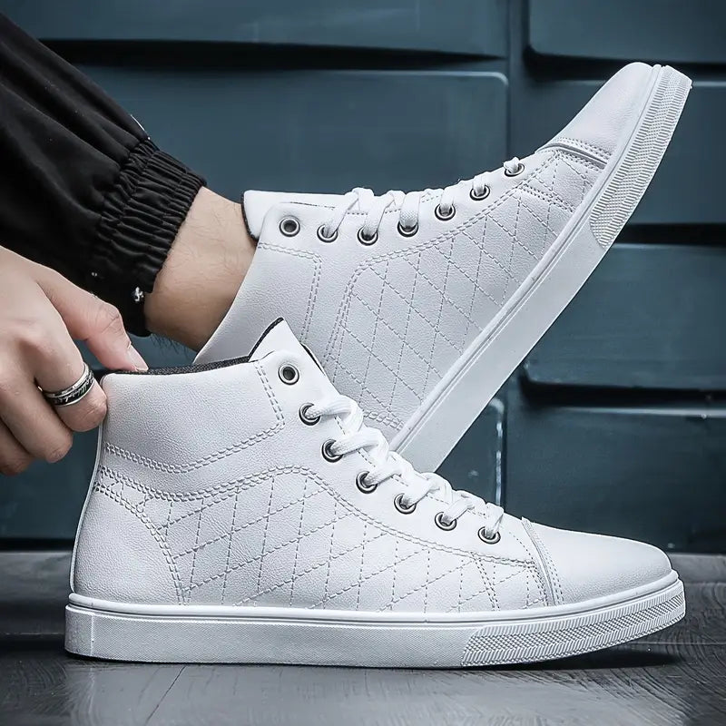 Gayle - Sneaker Casual a Metà Gamba Con Motivo a Quadri