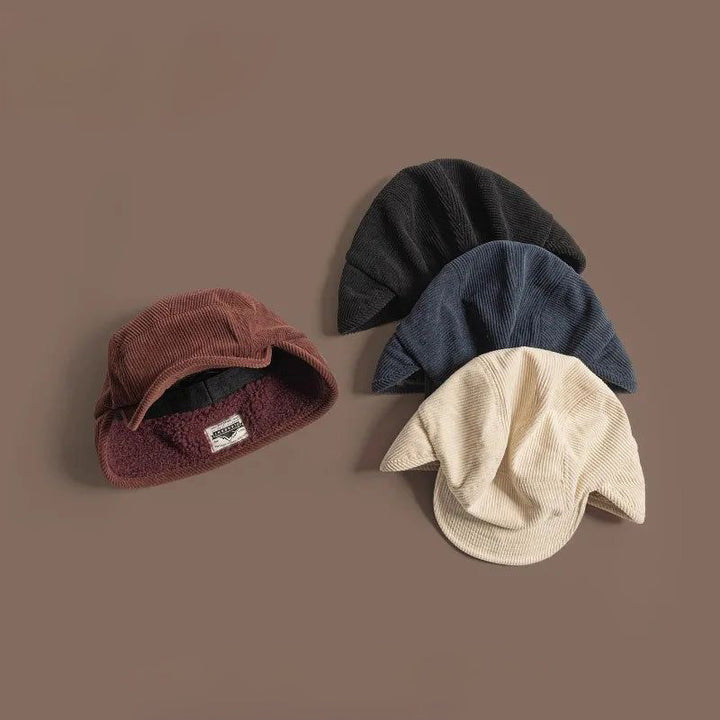 CozyFlaps - Berretto a Coste con Paraorecchie