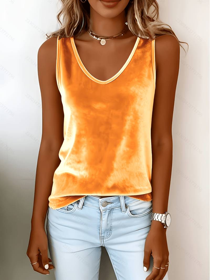 Geena - Gilet Alla Moda Con Scollo a V