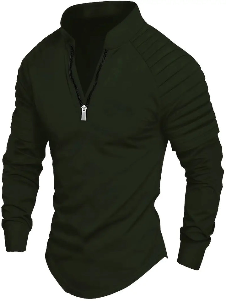Linwood  - Polo a Maniche Lunghe Con Cerniera