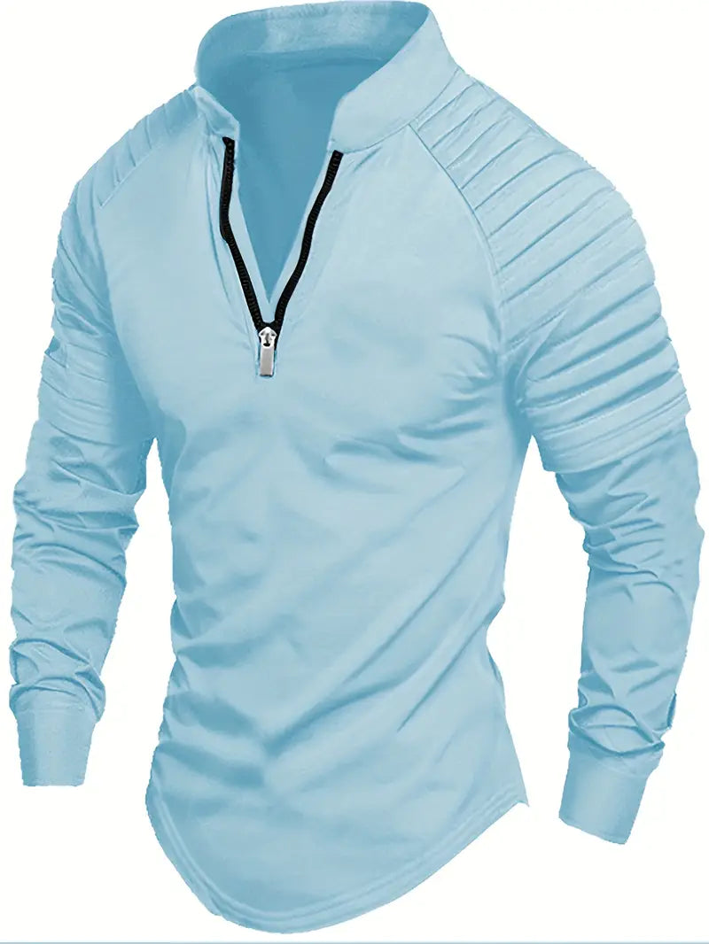 Linwood  - Polo a Maniche Lunghe Con Cerniera