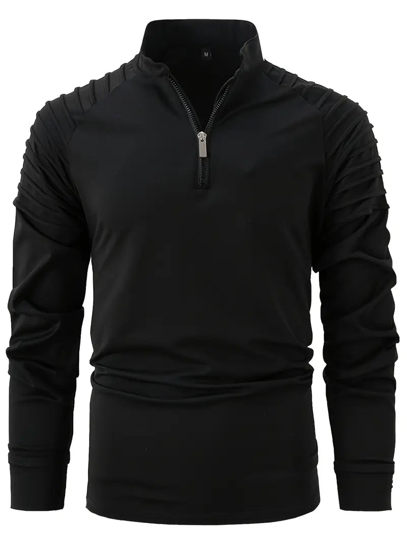 Linwood  - Polo a Maniche Lunghe Con Cerniera