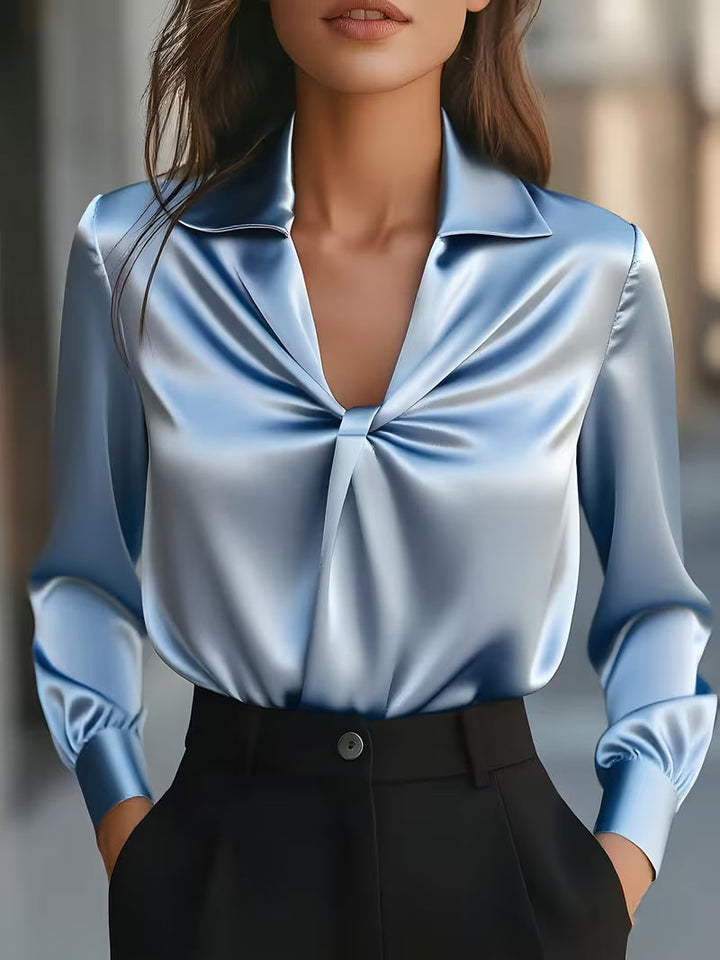 Leylah - Elegante Camicetta a Maniche Lunghe