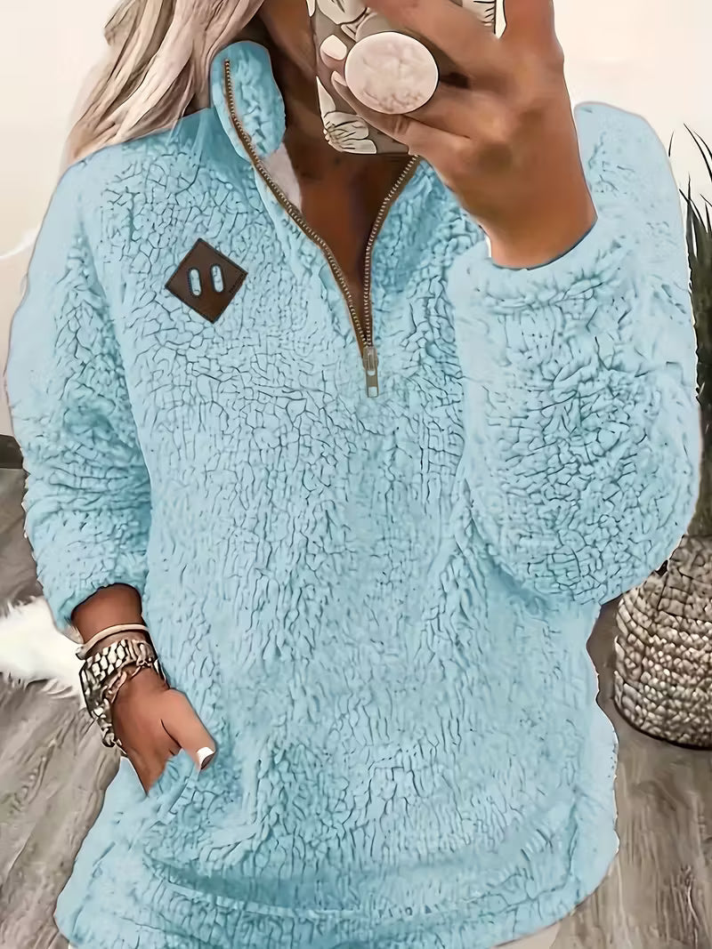 Humera - Elegante Giacca Con Zzip e Maniche Lunghe