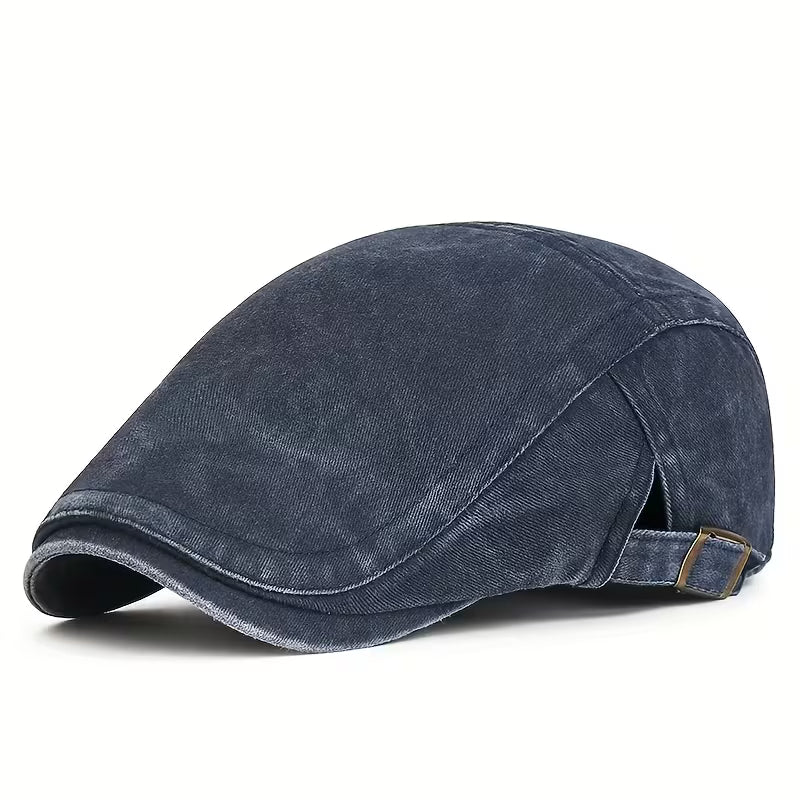 ComfyLuxe - Cappellino In Denim Con Fibbia Regolabile
