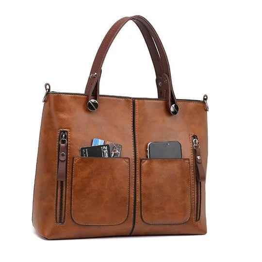 Britney - Elegante Borsa A Tracolla In Pelle