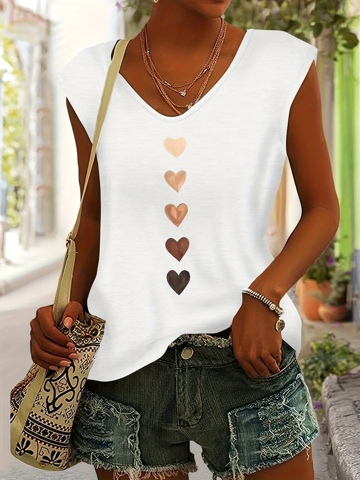 Nichole - Camicia Con Stampa A Cuore