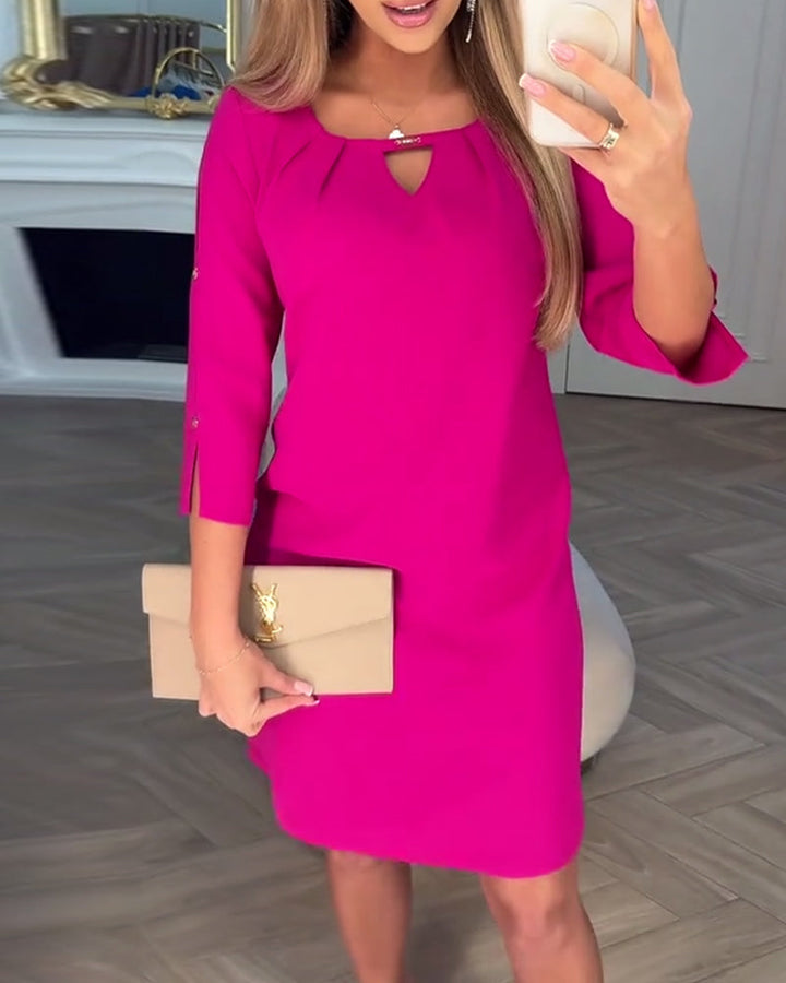 Kamelia - Mini Abito Con Maniche a Fessura