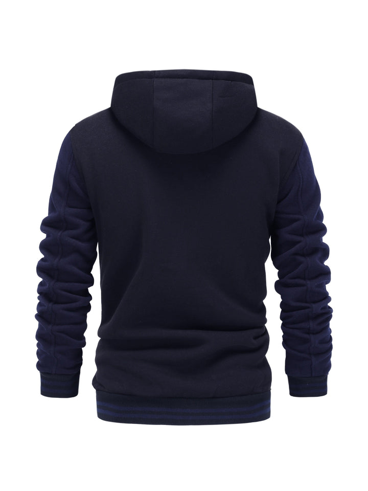 Askhat - Giacca Da Baseball A Maniche Lunghe Con Cappuccio