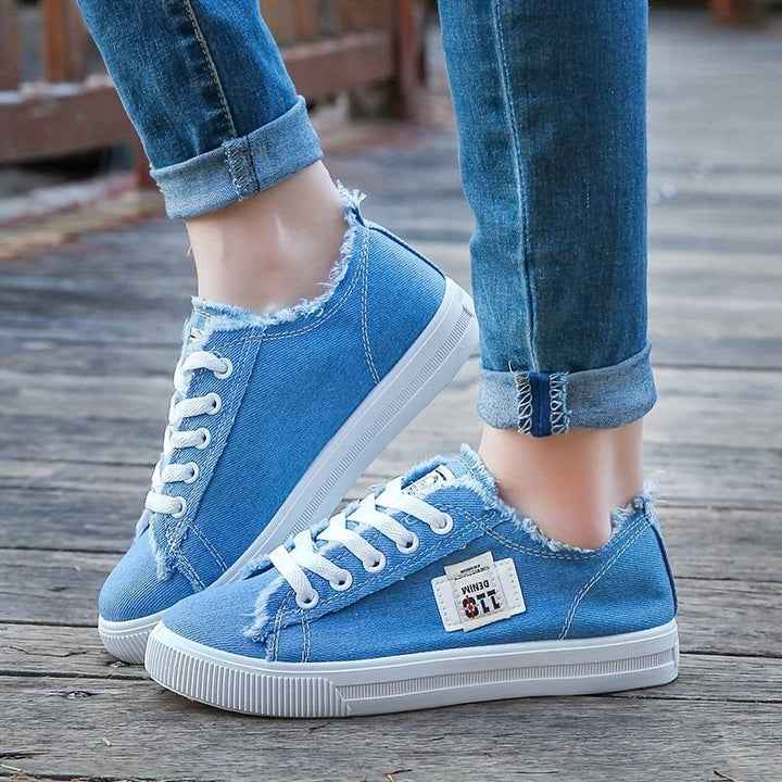 Oshenya - Scarpe Casual a Punta Arrotondata Con Suola Piatta