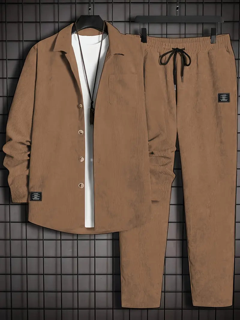 Podolak - Camicia Autunnale e Invernale a Maniche Lunghe Con Pantaloni Larghi