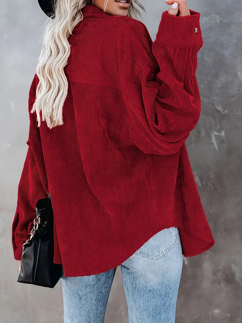 Irmela - Camicia a Maniche Lunghe Con Bottoni