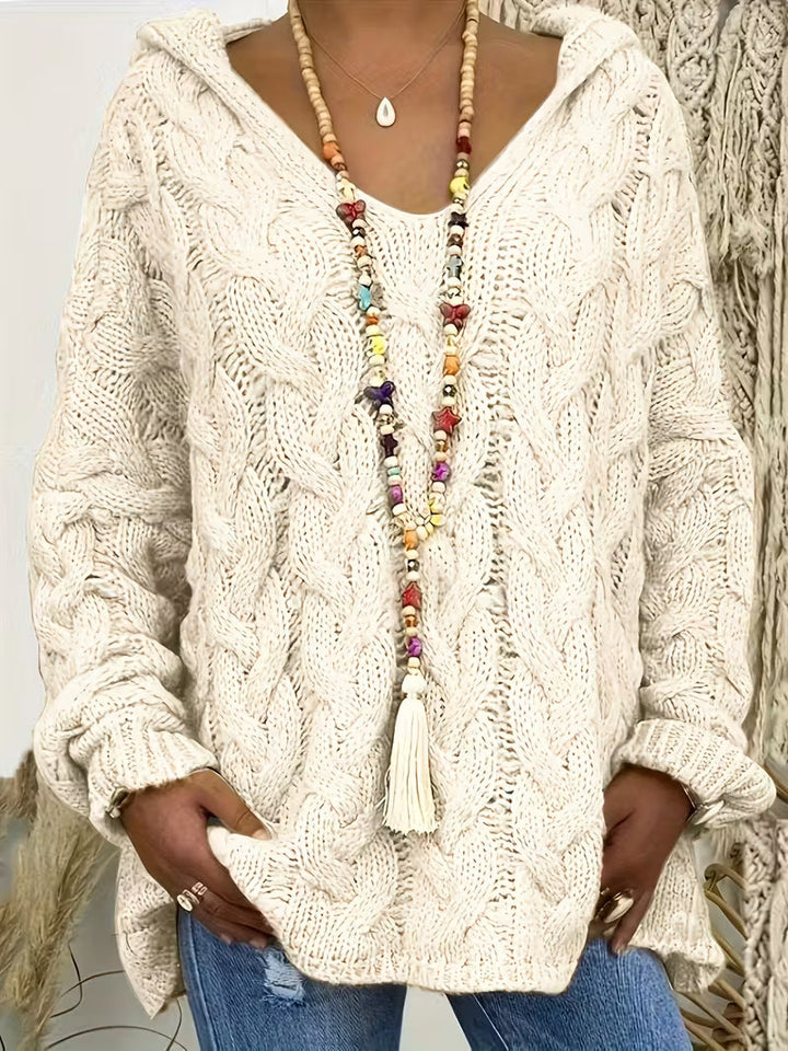 Miette - Maglione Informale a Maniche Lunghe In Maglia