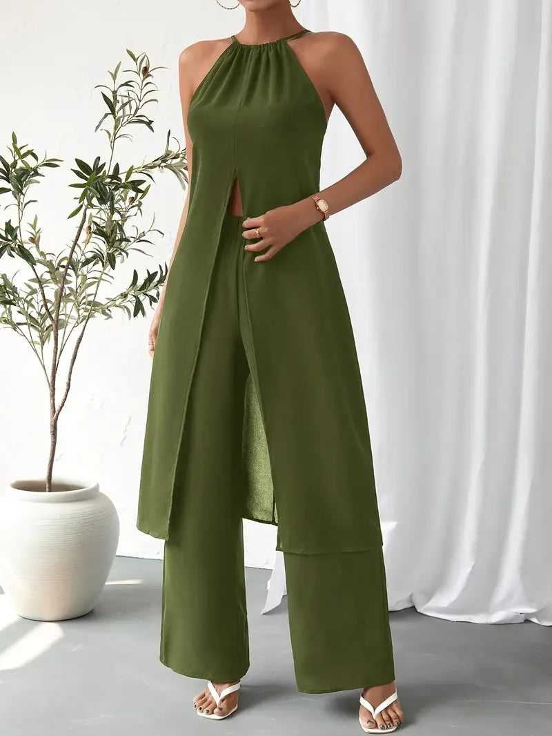 Eirini - Elegante Set Due Pezzi Senza Maniche