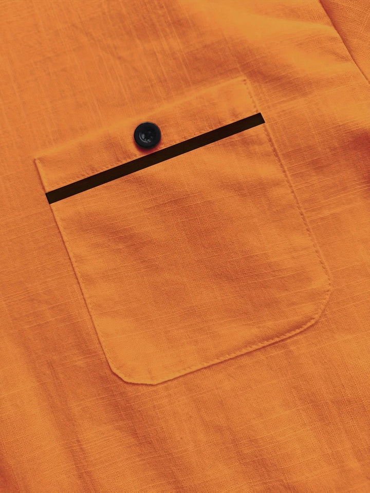 Putin - Camicia Taspirante a Maniche Corte Con Taschino