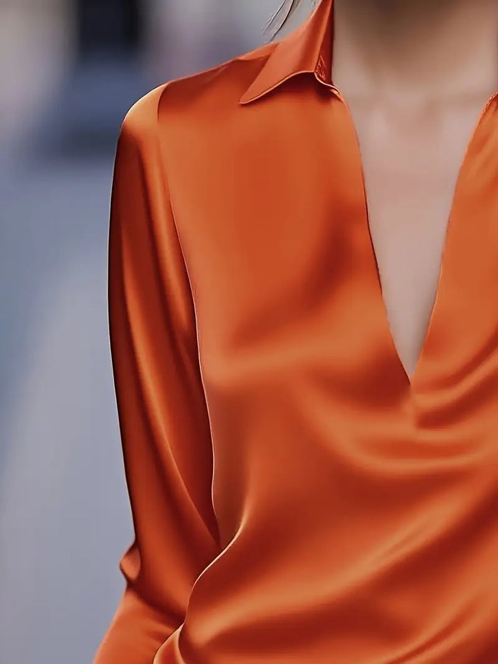 Nadene - Camicetta Con Scollo a V Premium