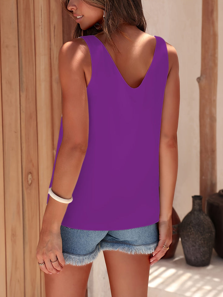 Ulyana - Elegante Camicetta Con Scollo A V