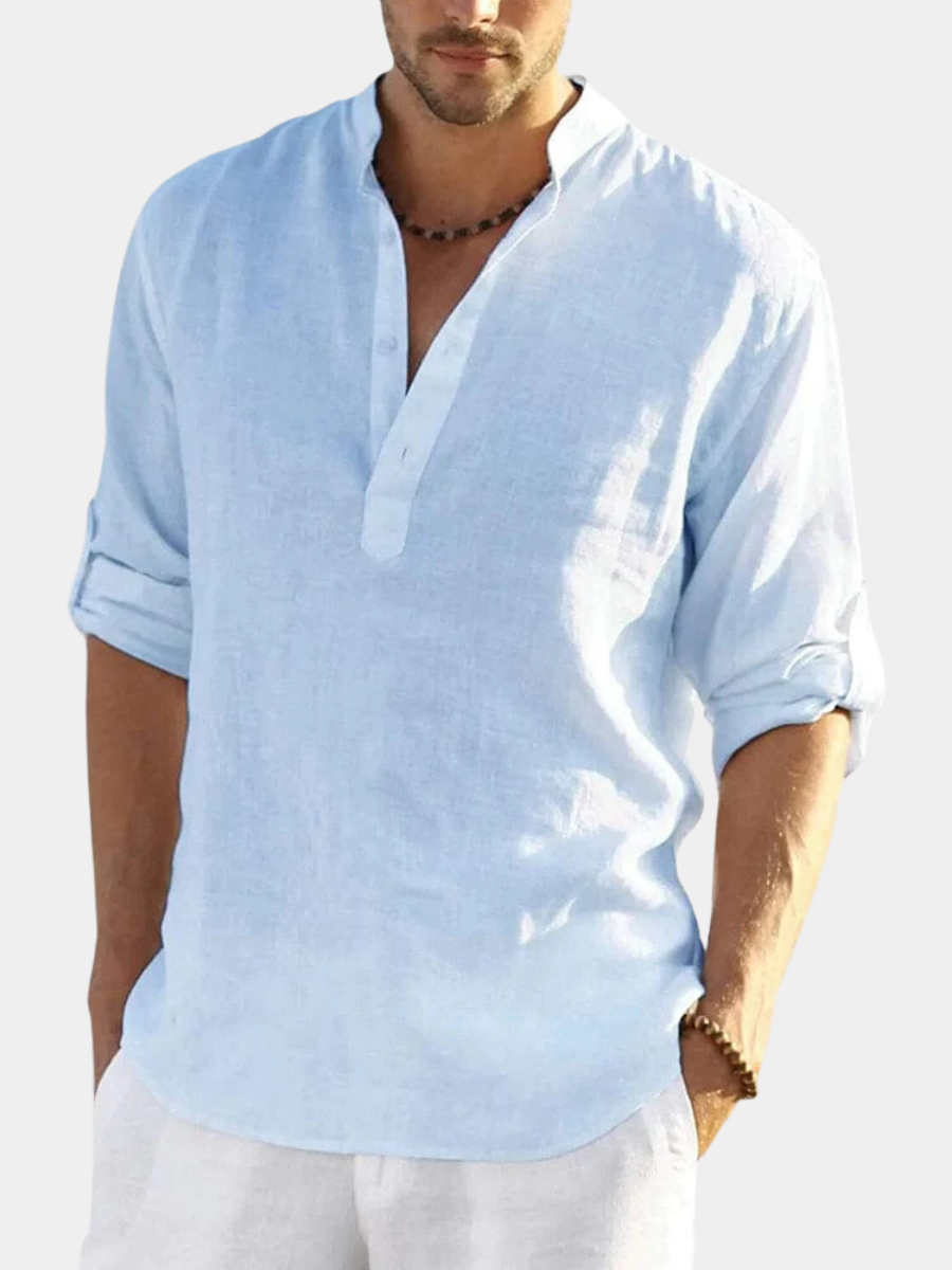 Panika - Camicia in Cotone e Lino