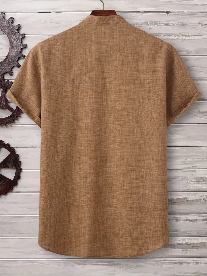 Kieth - Camicia a Maniche Corte Con Tasca Frontale