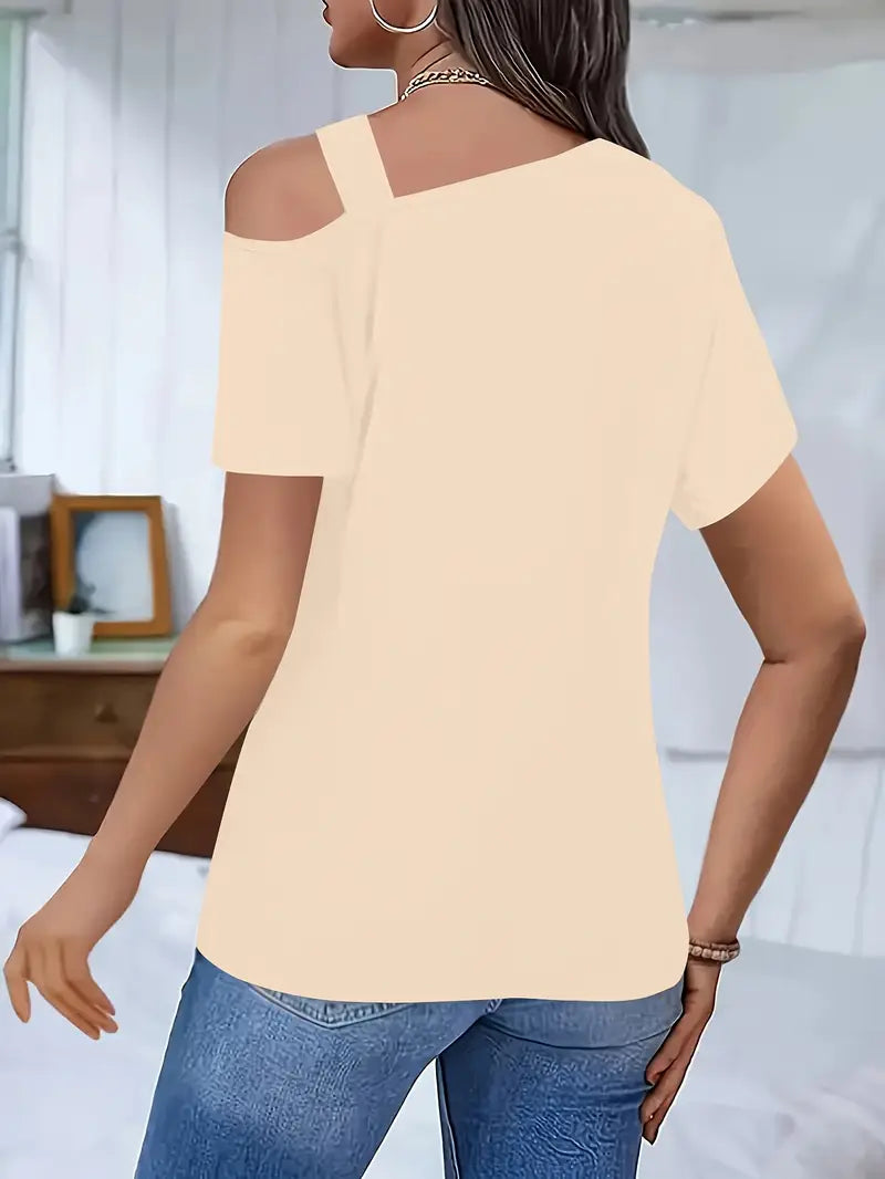 Nektaria - Maglietta Casual A Maniche Corte