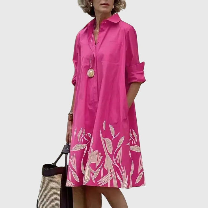 Oshadi - Elegante Miniabito Con Tasche