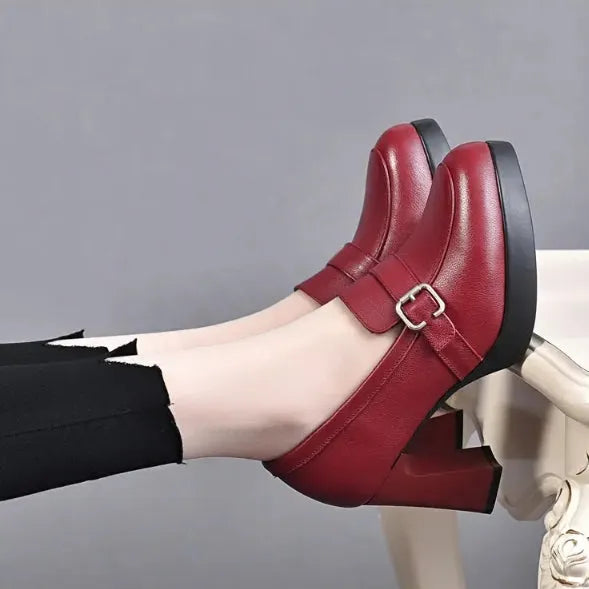 Sonnia - Scarpe Con Tacco in Pelle Versatili