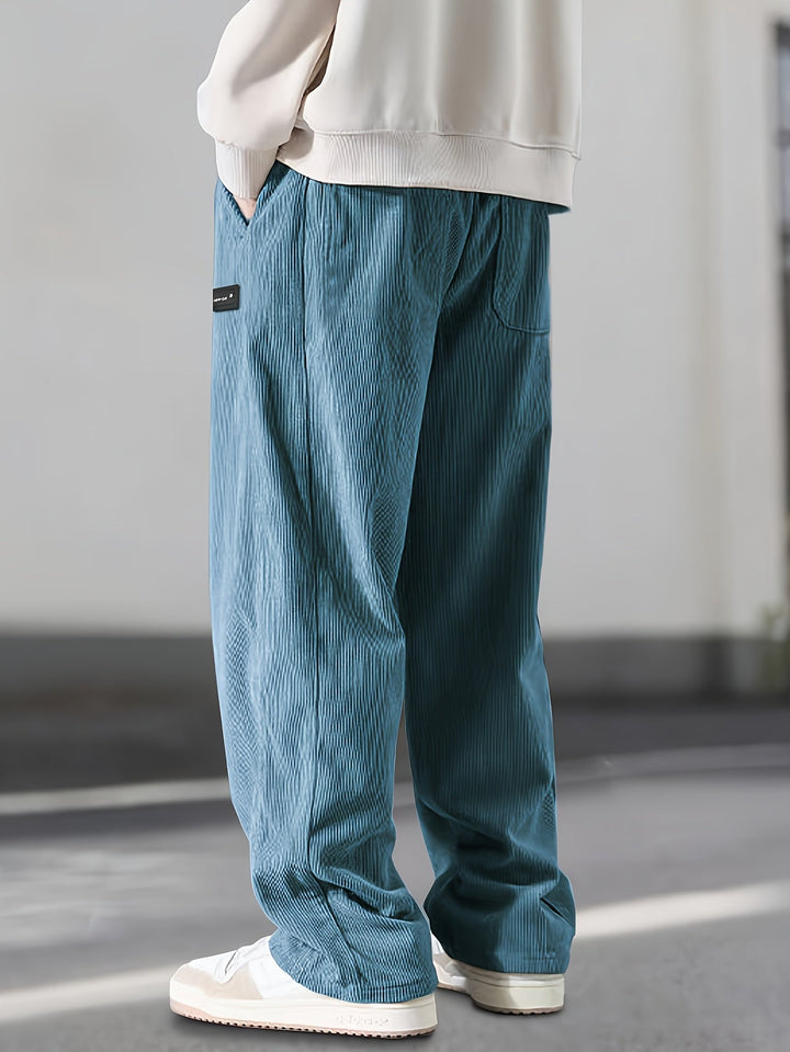 Asher - Pantaloni Gamba Dritta Con Coulisse Vita