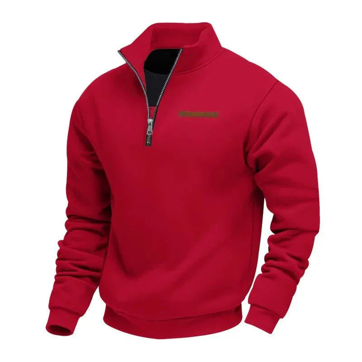 Grimm - Elegante Maglione Con Mezza ZIP