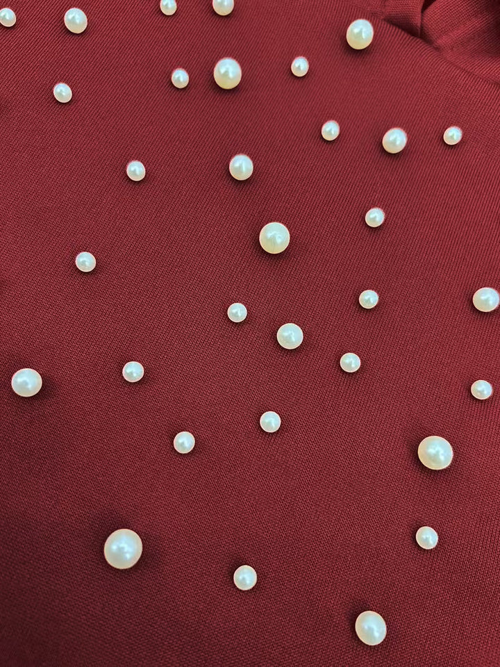 Feneila - Completo a Due Pezzi Con Cappuccio Impreziosito Da Perle