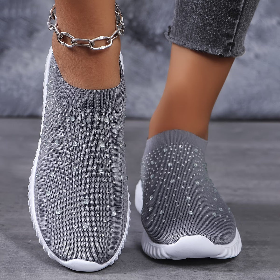 Elizaa - Comoda Sneaker Con Strass