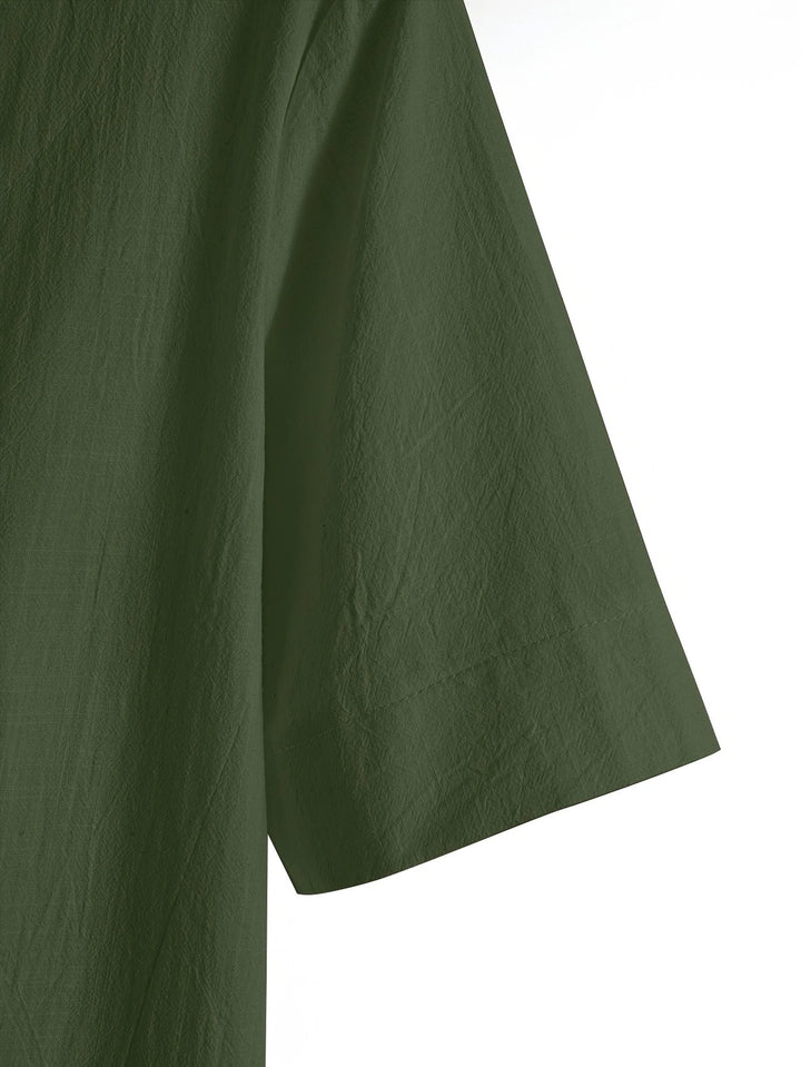 Mattea - Casual Vestibilità Ampia Top Con Scollo a V