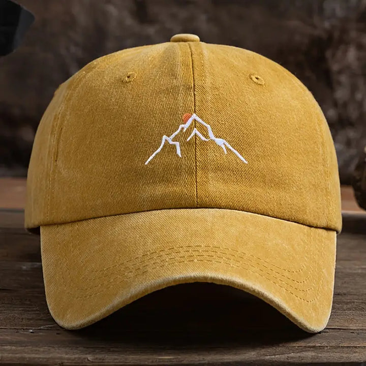 Ermil - Cappellino Da Baseball Con Ricamo Di Una Vetta Montuosa