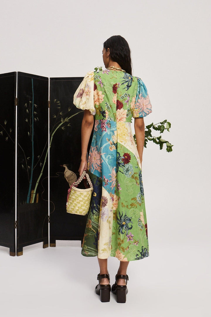 Maileen - Abito Midi con Cuciture Avery