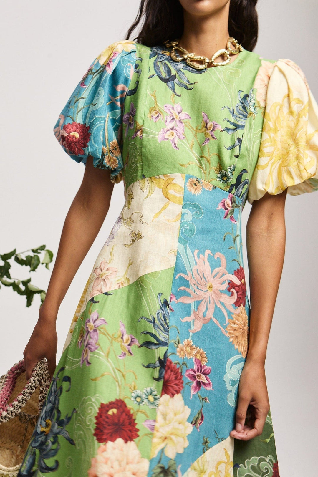 Maileen - Abito Midi con Cuciture Avery