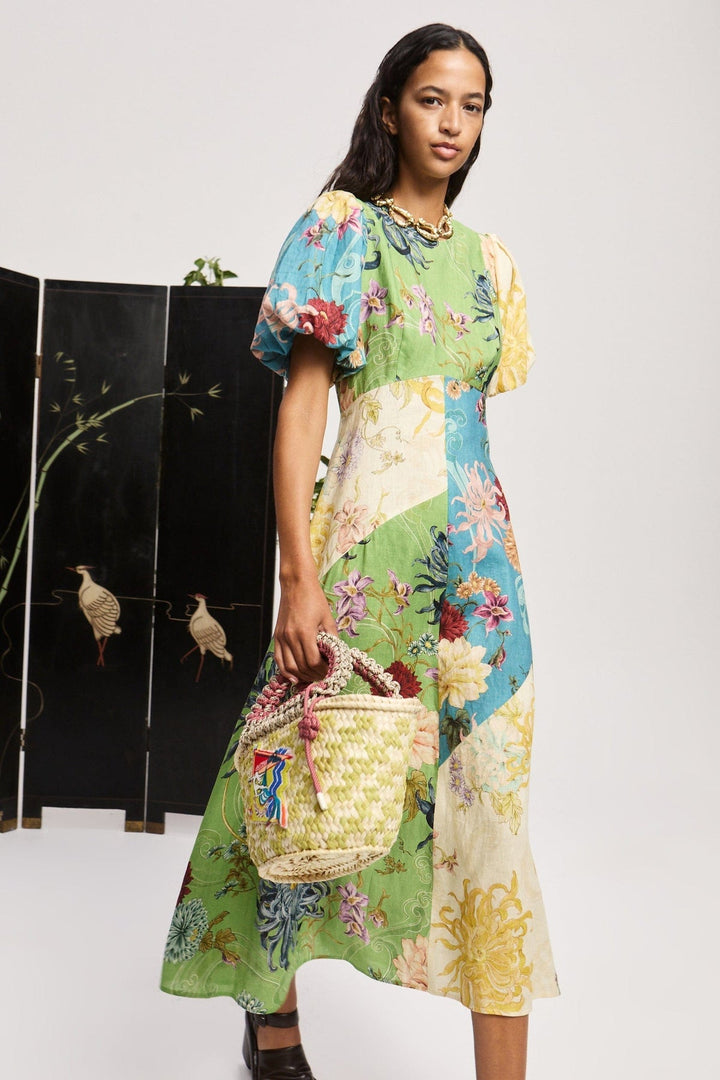 Maileen - Abito Midi con Cuciture Avery