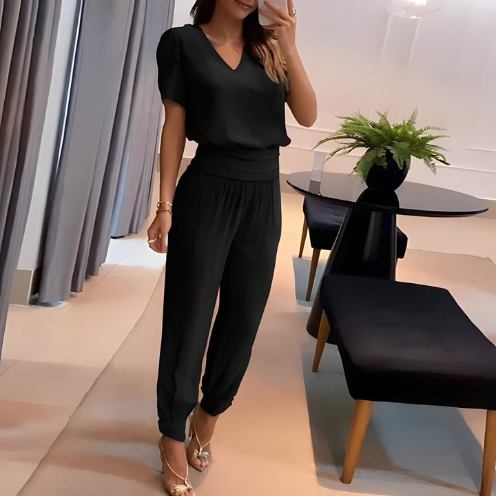 Vianey - Set Di tendenza Con Camicetta e Pantaloni