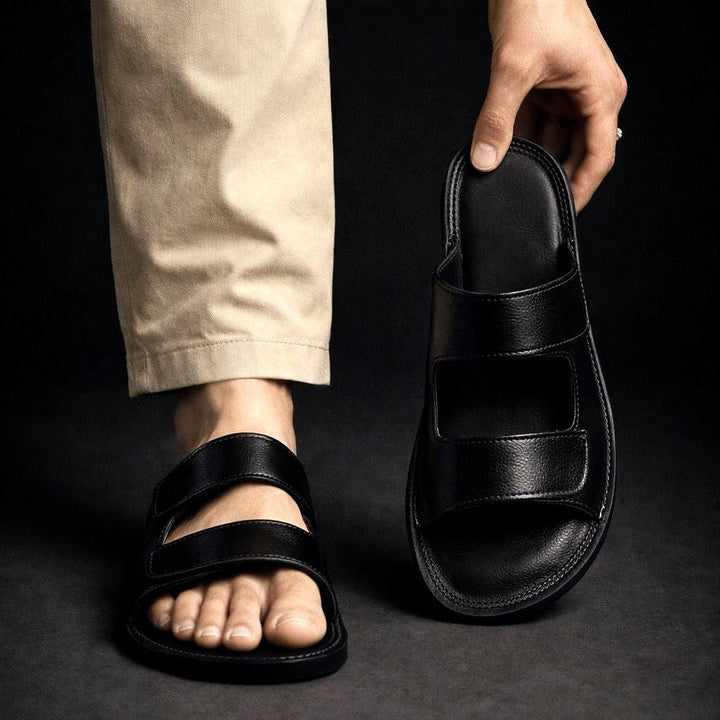 Henrique - Sandali Slip-on Con Doppio Cinturino