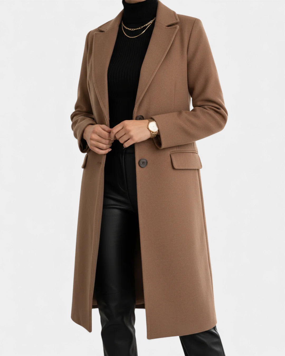 Andayani - Elegante Cappotto Lungo