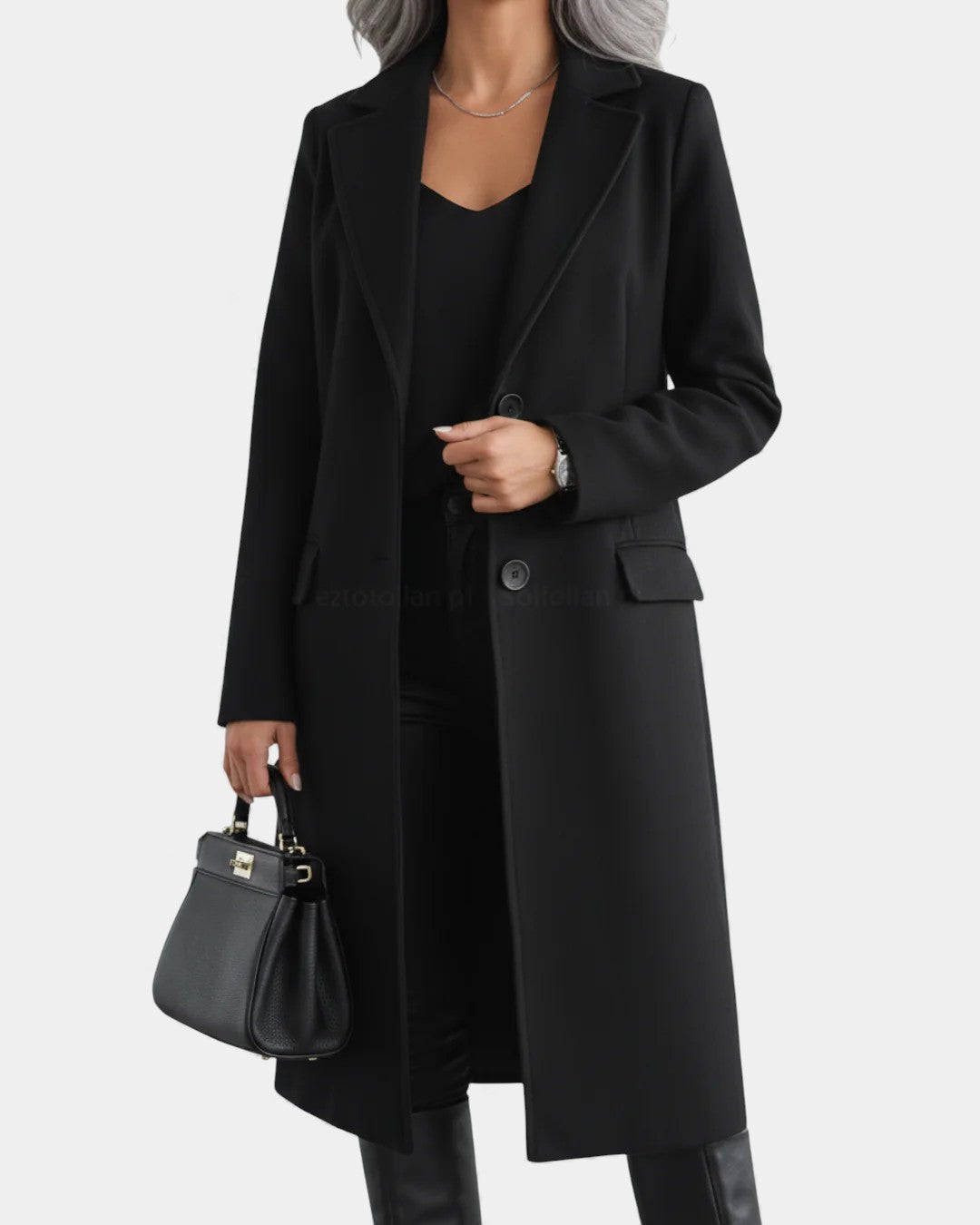 Andayani - Elegante Cappotto Lungo