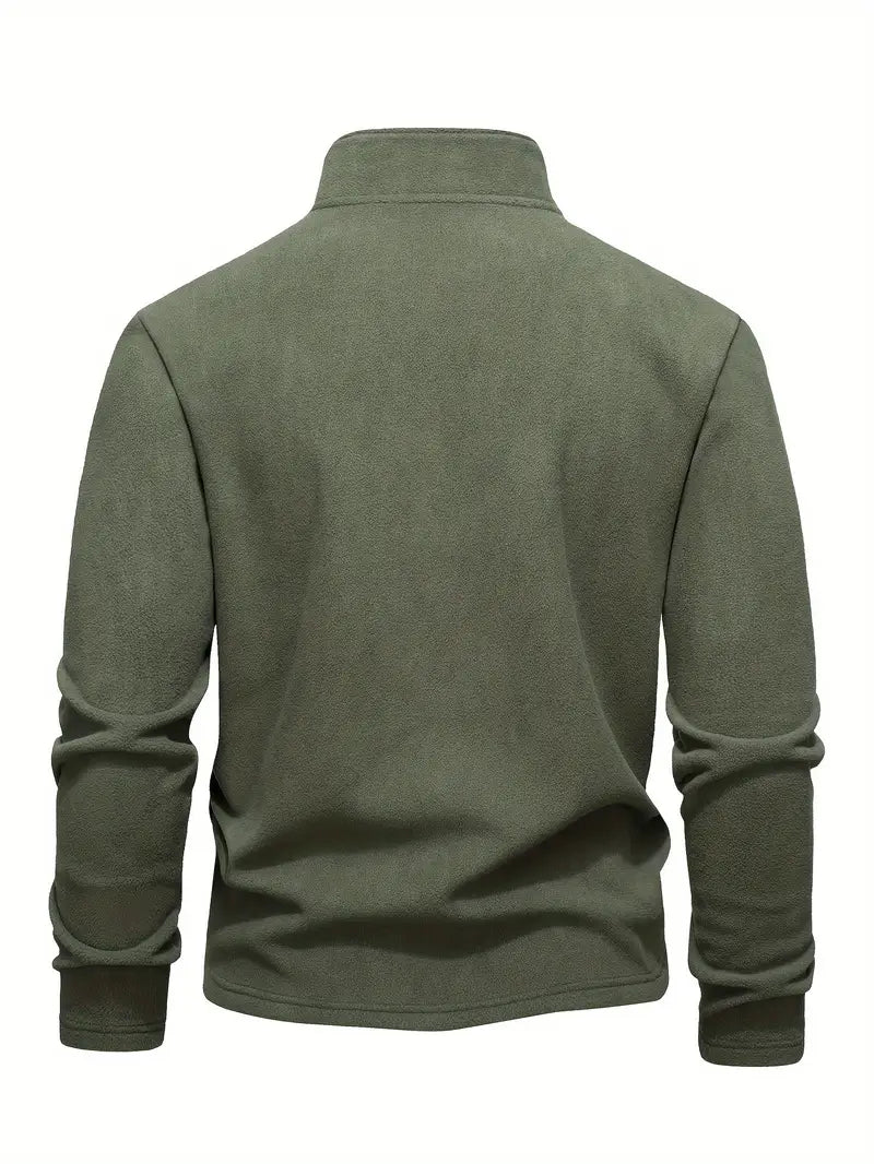 Lamar - Felpa a Maniche Lunghe Con Mezza Zip