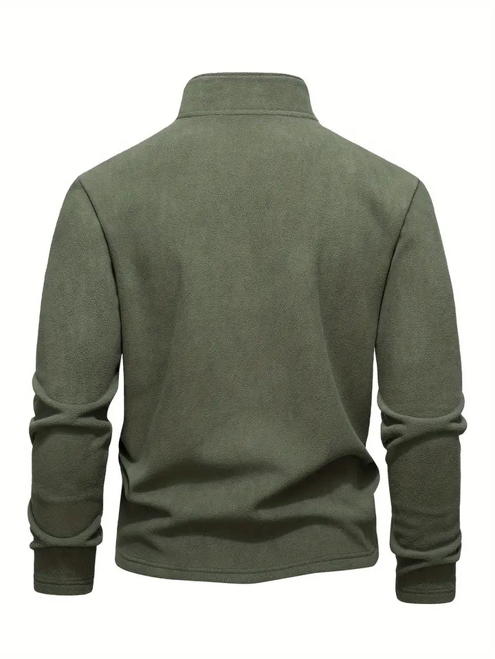 Lamar - Felpa a Maniche Lunghe Con Mezza Zip