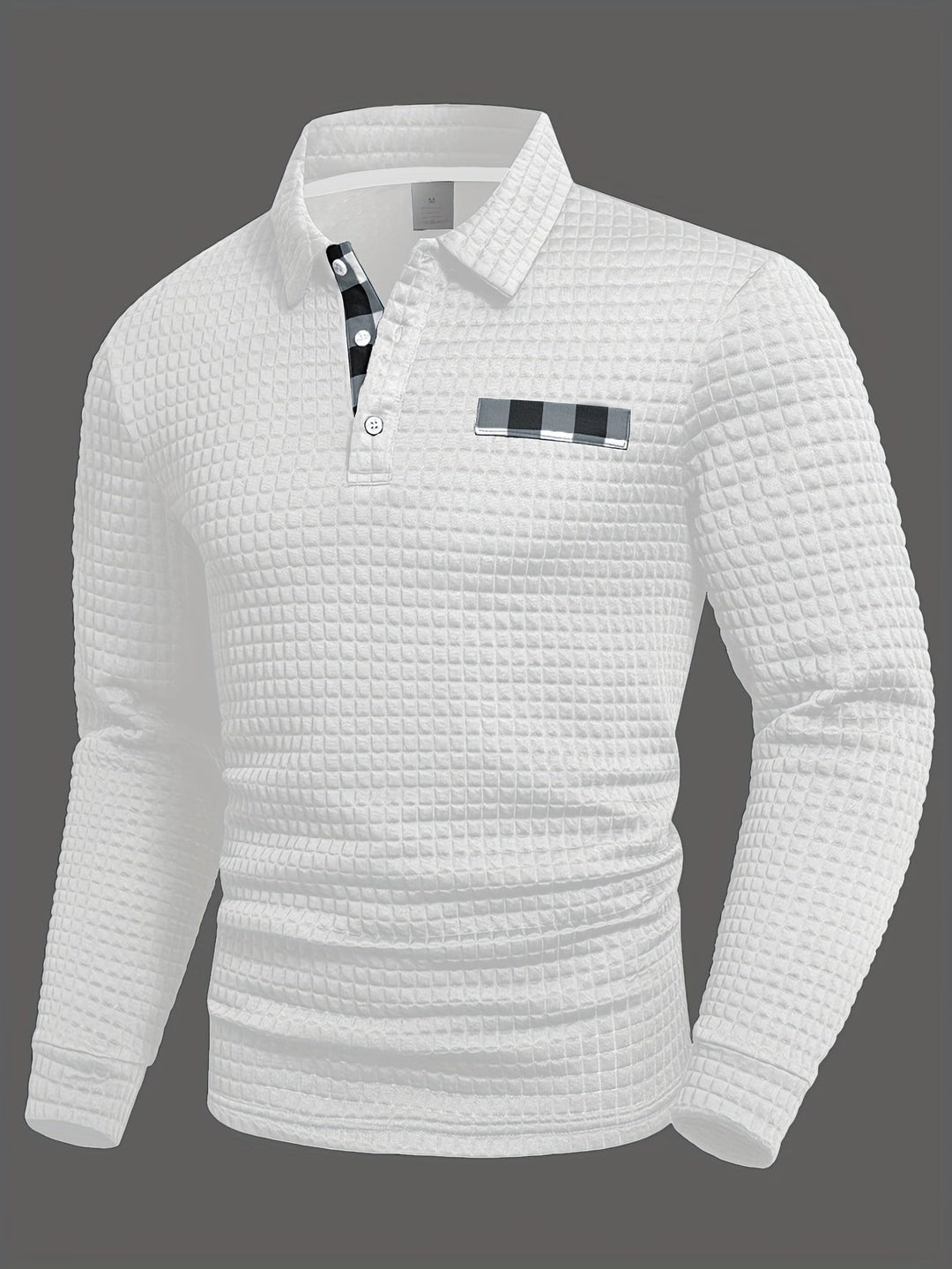 Juergen - Camicia Casual a Maniche Lunghe Con Bottoni