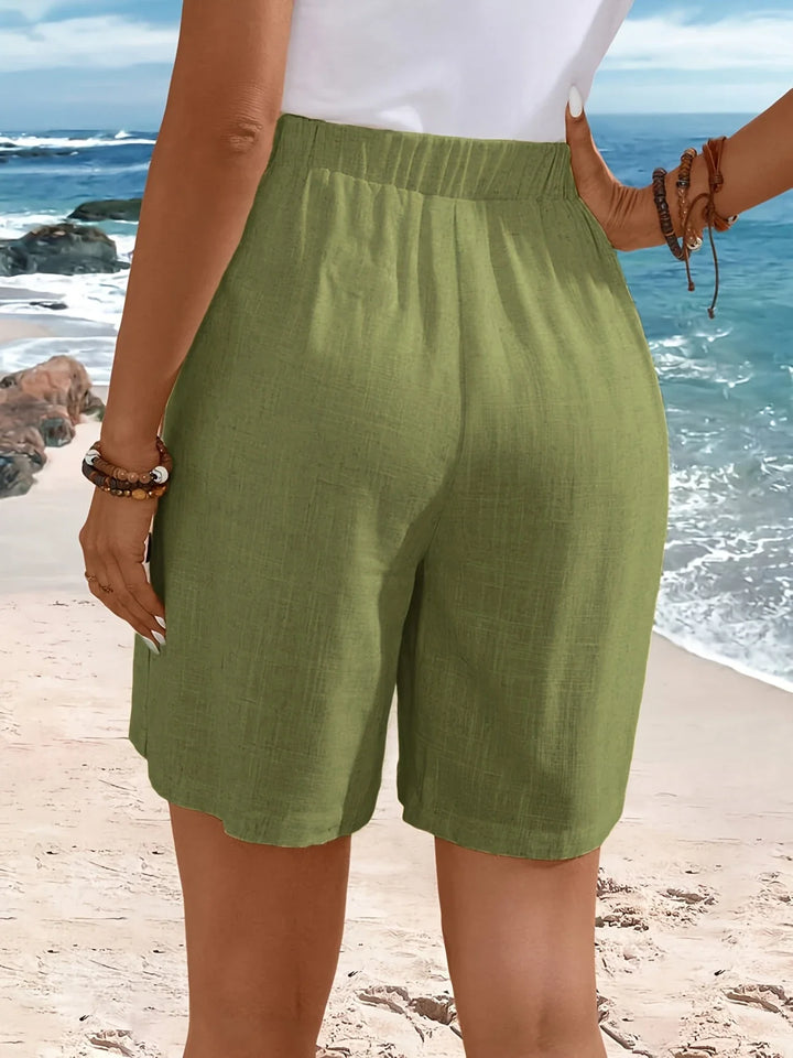 Fenella - Comodi Pantaloncini Con Bottoni