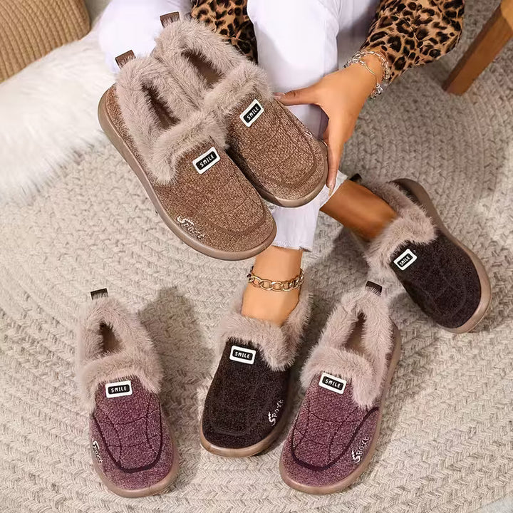 Nolani - Pantofole Invernali Alla Moda In Pelliccia Sintetica