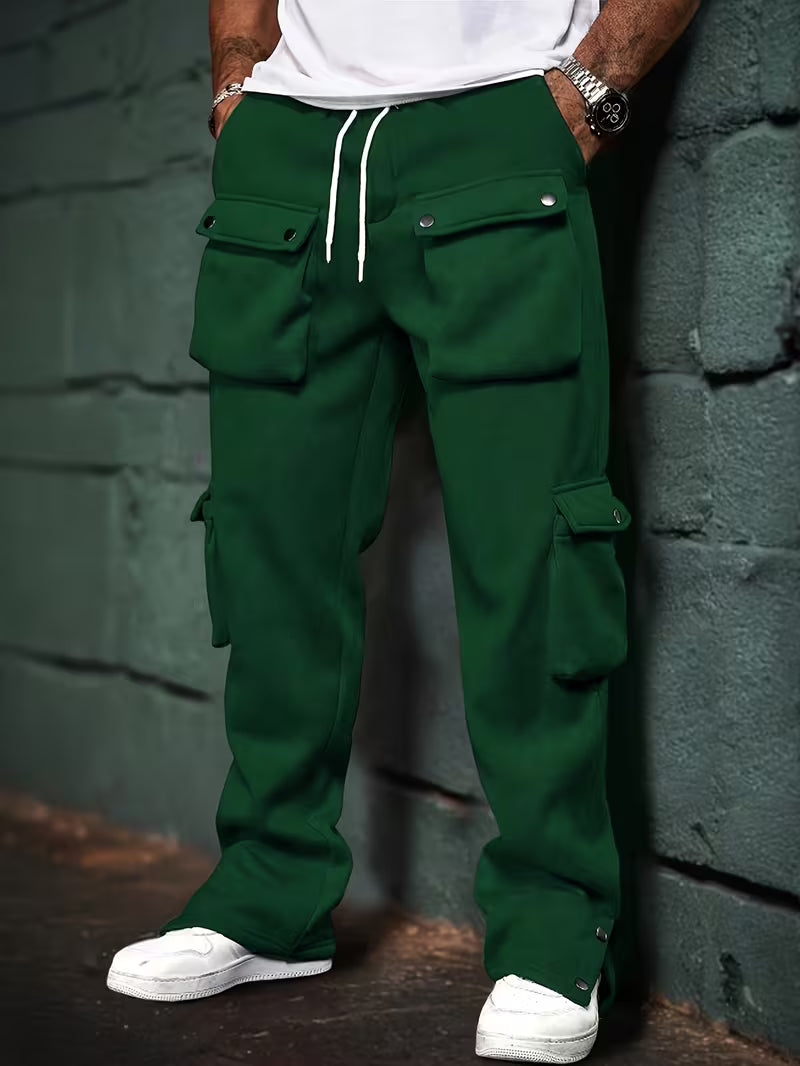 Deyan - Pantaloni Jogger Cargo Casual