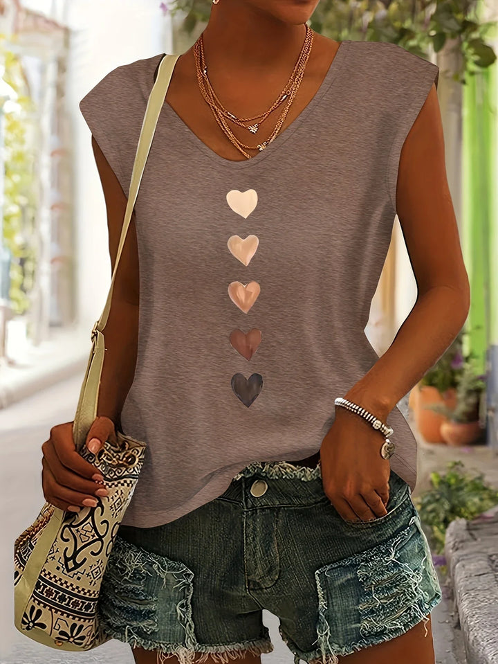 Nichole - Camicia Con Stampa A Cuore