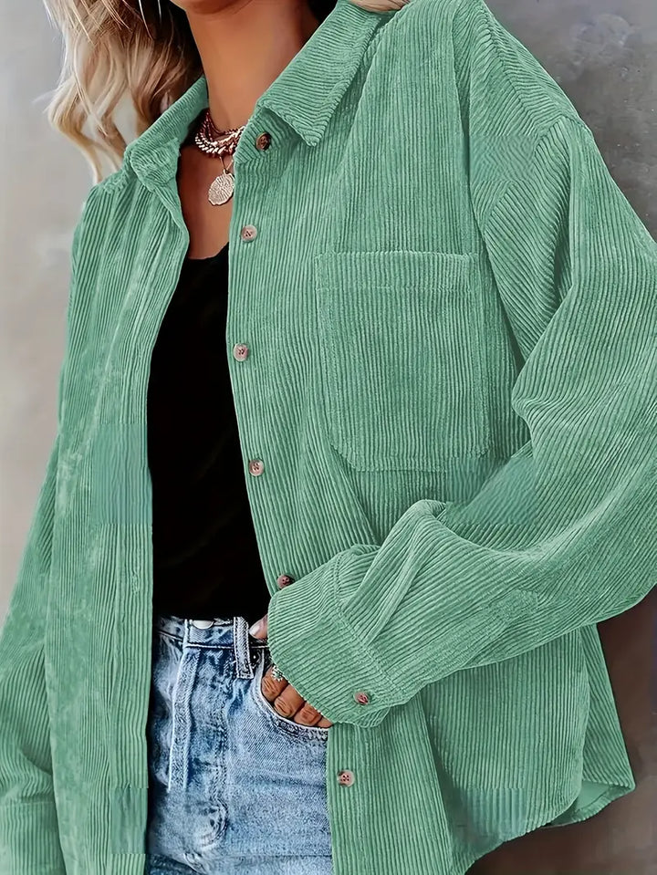 Irmela - Camicia a Maniche Lunghe Con Bottoni